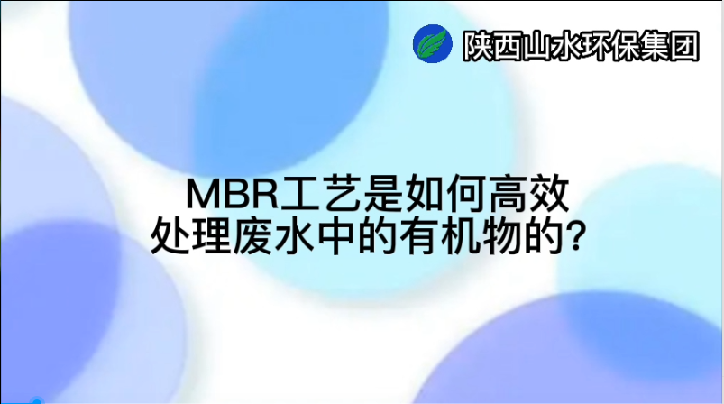 MBR工藝是如何高效處理廢水中的有機物的？